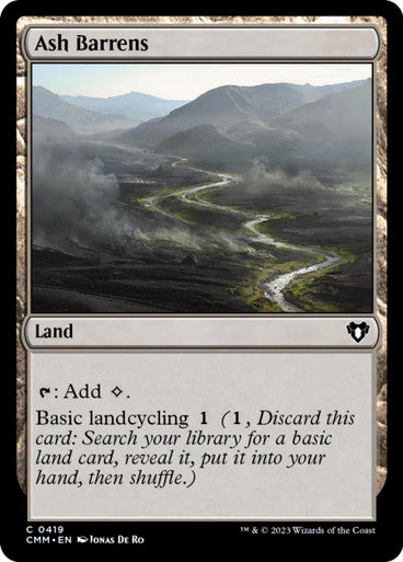 Magic Single - Ash Barrens (CMM)