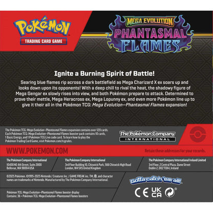 Pokémon TCG: Mega Evolution Phantasmal Flames - Booster Pack