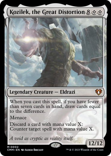 Magic Single - Kozilek, the Great Distortion (CMM)