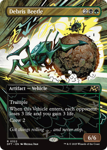 Magic single - Debris Beetle (Borderless Art) (DFT)