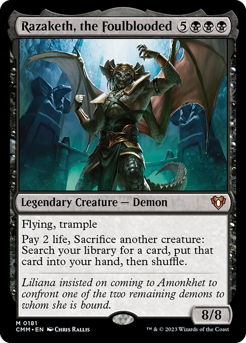 Magic Single - Razaketh, The Foulblooded (CMM)