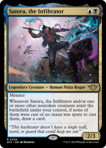 Magic Single - Satoru, the Infiltrator (OTJ)