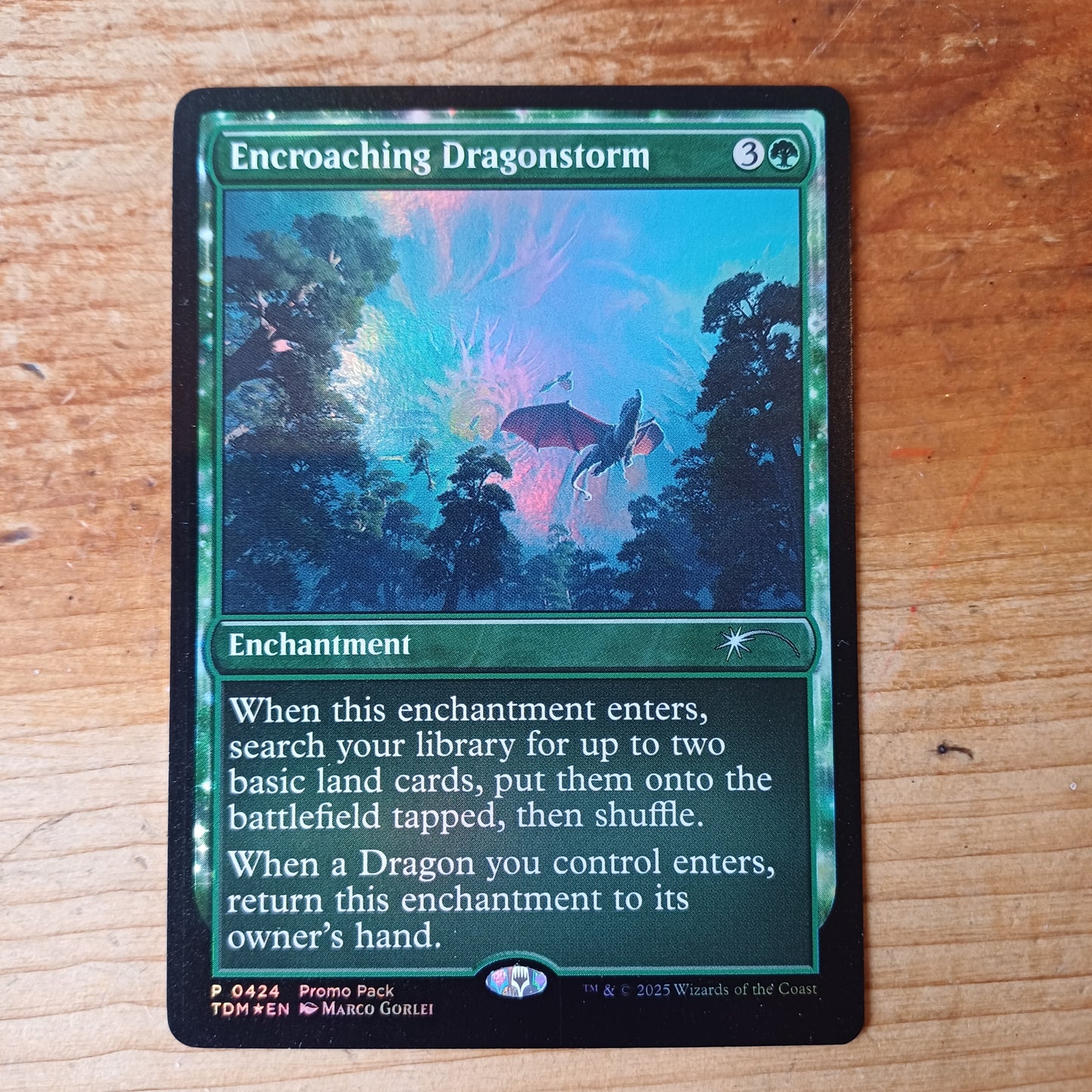 Magic Single - encroaching dragonstorm (TDM)