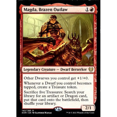 Magic Single - Magda, Brazen Outlaw (Promo Pack non-foil) (KHM)