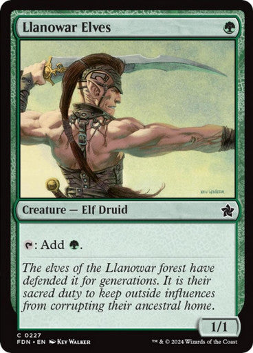 Magic Single - Llanowar Elves (FDN)