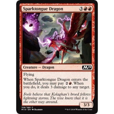 Magic Single - Sparktongue Dragon (M19)