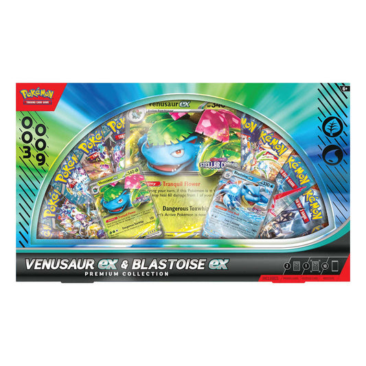 Pokemon Tcg: Venusaur ex and Blastoise ex Premium Collection