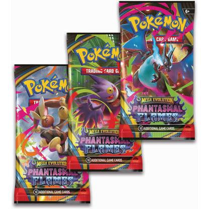 Pokémon TCG: Mega Evolution Phantasmal Flames - 3 Pack CDU (Weavile)