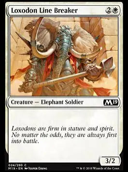Magic Single - Loxodon Line Breaker (M19)