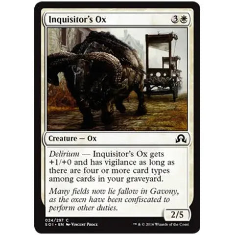 Magic Single - Inquisitor's Ox (SOI)