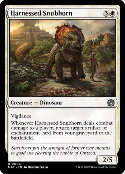 Magic Single - Harnessed Snubhorn (MAT)