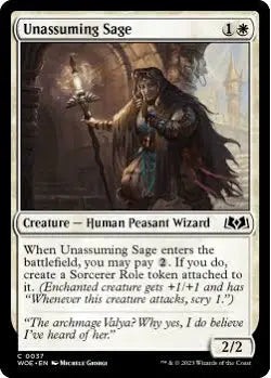 (Magic Single - Unassuming Sage (WOE)