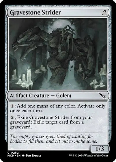 Magic Single - Gravestone Strider (MKM)