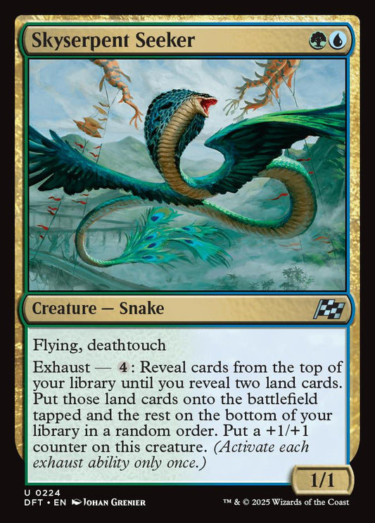 (Foil) Magic Single - Skyserpent seeker (DFT)